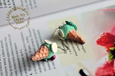 Серьги с мороженым :)
